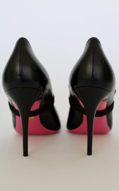 Gucci Crystal Heart Pumps