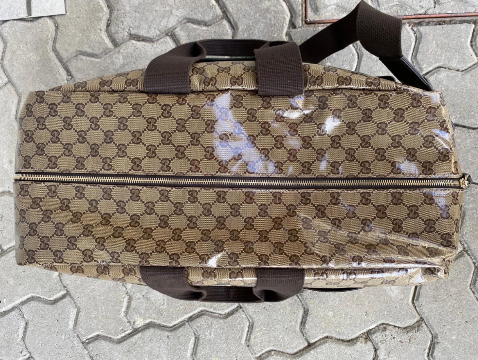 Women's or Men's Gucci Crystal monogram shoulder strap bag