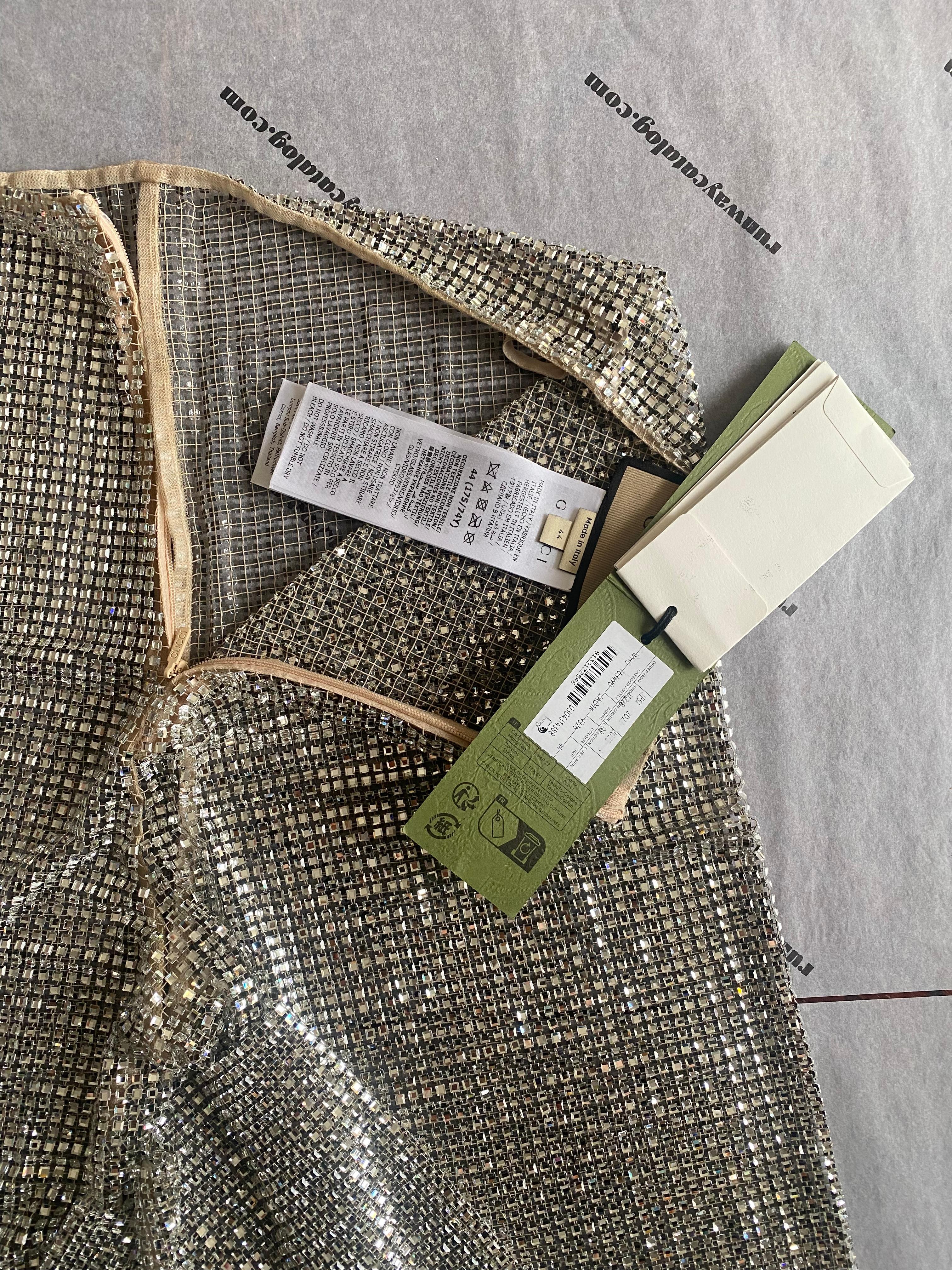 Gucci Crystal Net Leggings Pants IT 44 US 8 2
