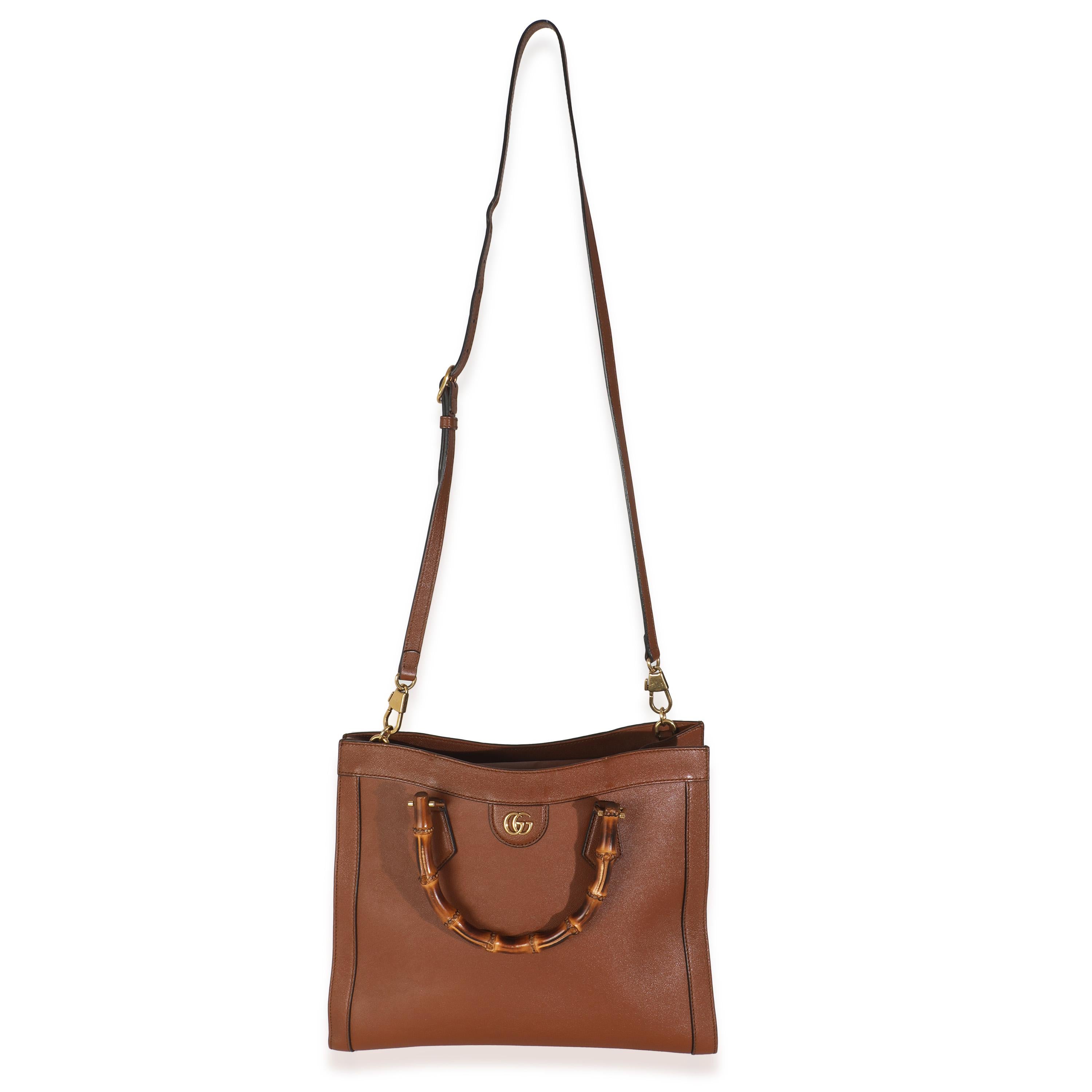 Gucci Cuir Wonka Grain Calfskin Large Diana Tote For Sale 1