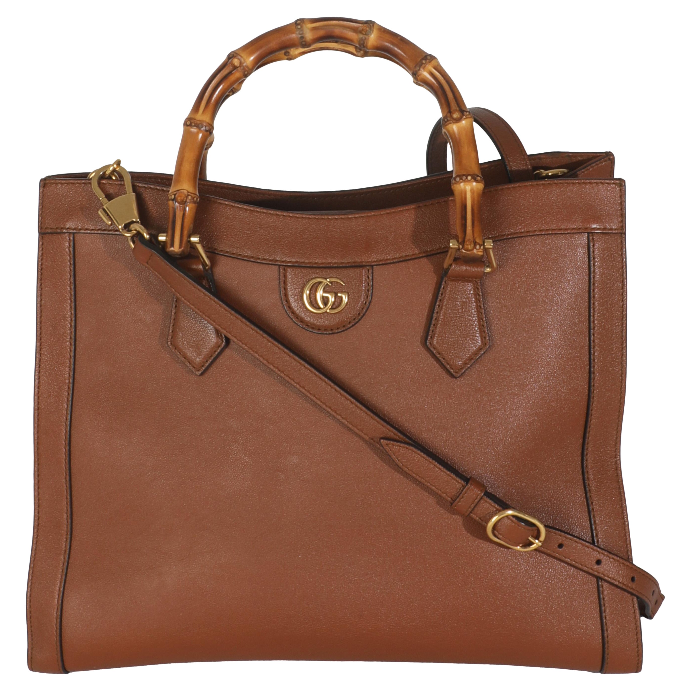 Tote Diana Grande Piel de Becerro Grano Wonka de Gucci