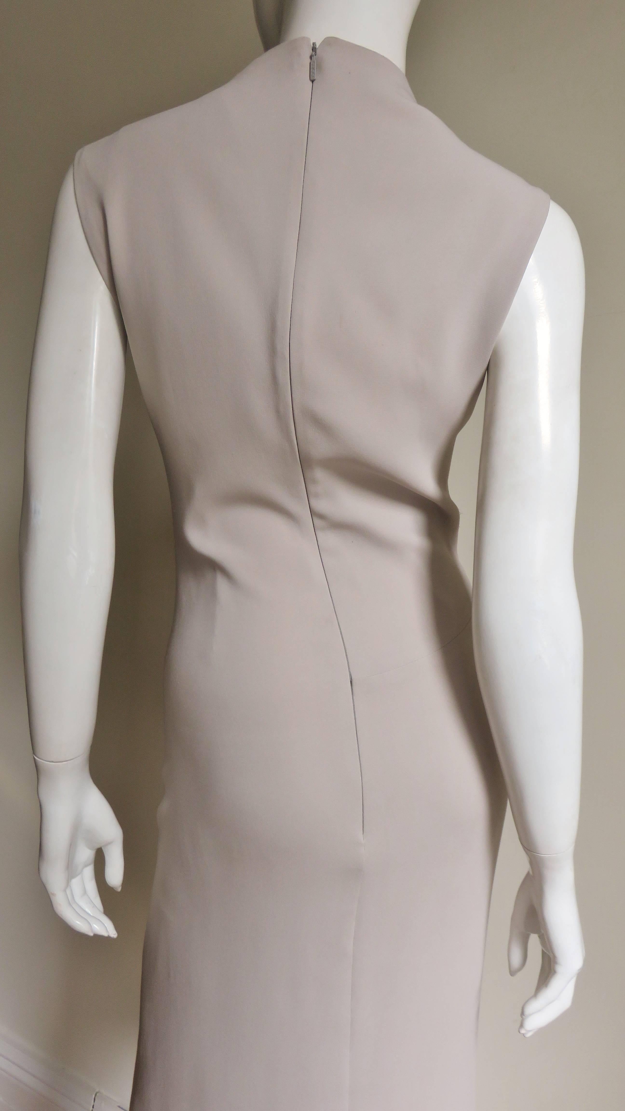 Gucci Tom Ford Cut out Dress with Metal Collar 6