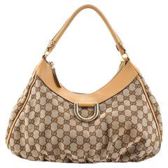 Gucci D Ring Hobo GG Canvas Large