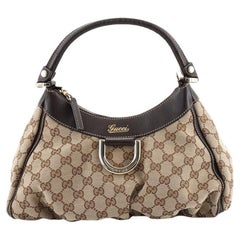 Gucci D Ring Hobo GG Canvas Small