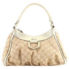 Gucci D Ring Hobo GG Canvas Small