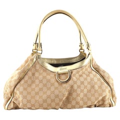 Gucci D Ring Hobo GG Canvas XL