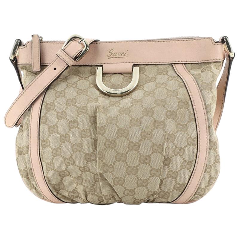 Gucci D Ring Messenger Bag GG Canvas Small