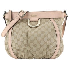 Gucci D Ring Messenger Bag GG Canvas Small