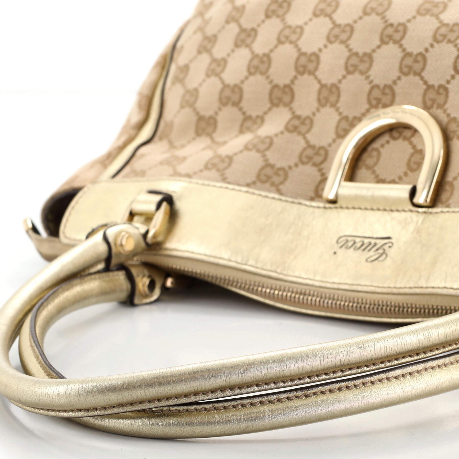Gucci D-Ring Shoulder Bag GG Canvas Medium 4