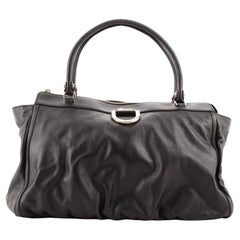 Gucci D-Ring Shoulder Bag Leather Medium