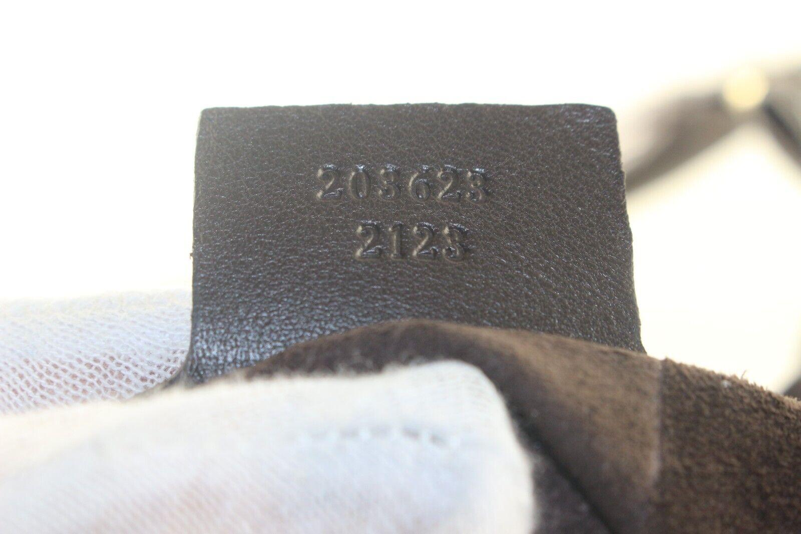 Gucci Dark Black-Brown Astrakhan Hobo Tote Bag 2GK1025K For Sale 5