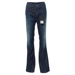 Gucci Dark Blue Denim Skinny Flare Jeans L/Waist 34"