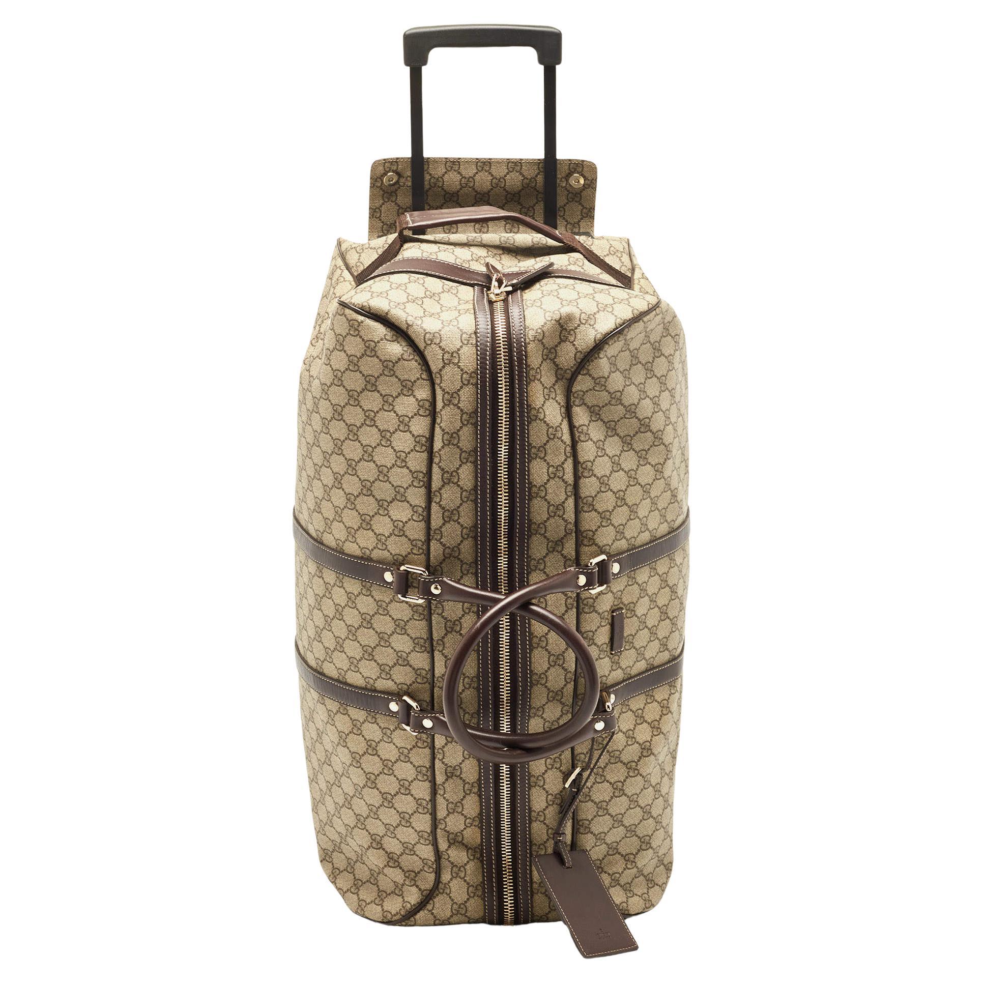 Gucci GG Supreme Boston Carry-On Duffle at 1stDibs