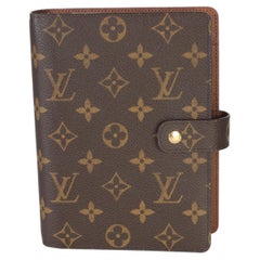 Louis Vuitton Monogram Canvas Small Ring Agenda Cover