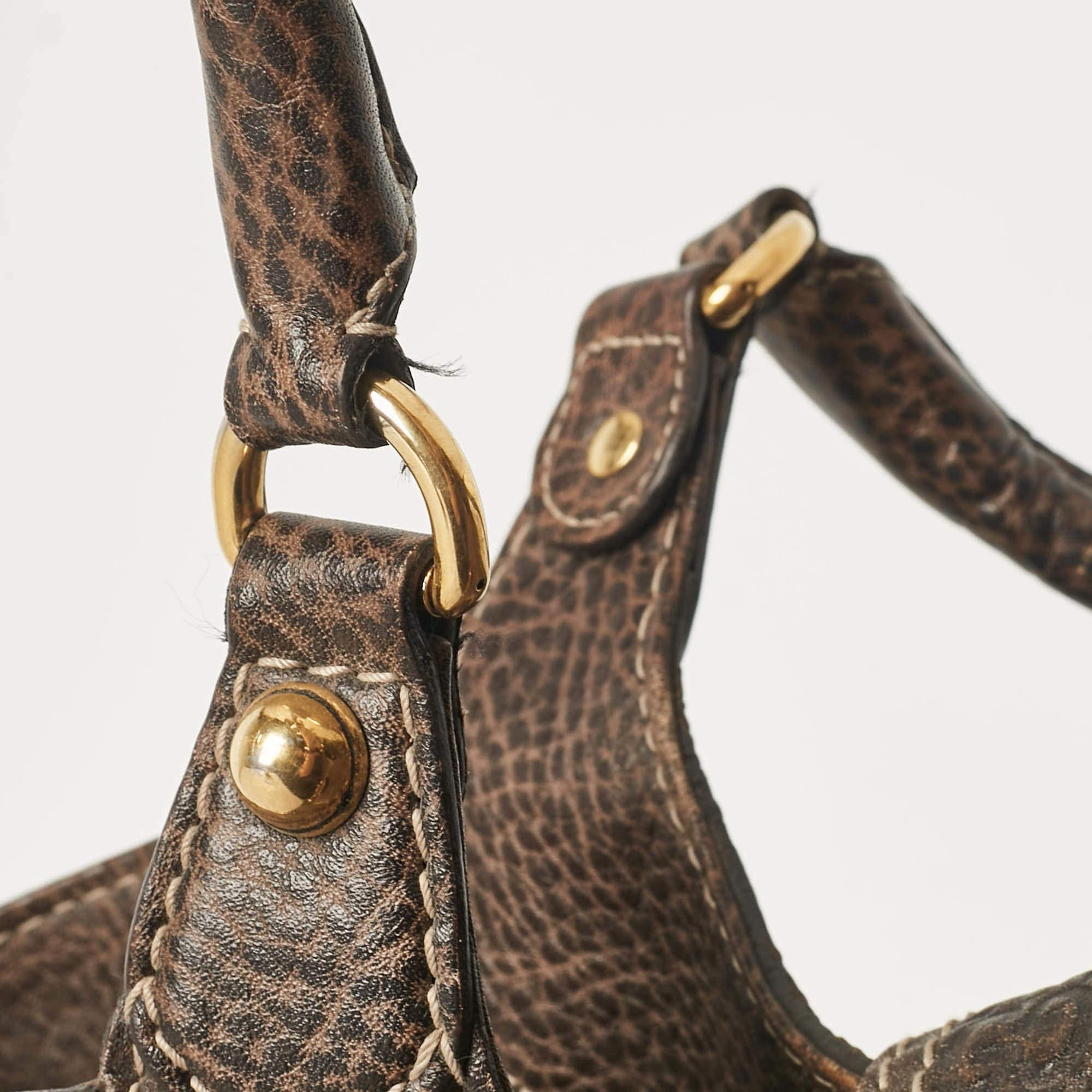 Gucci Dark Brown Guccissima Leather New Pelham Large Shoulder Bag 4