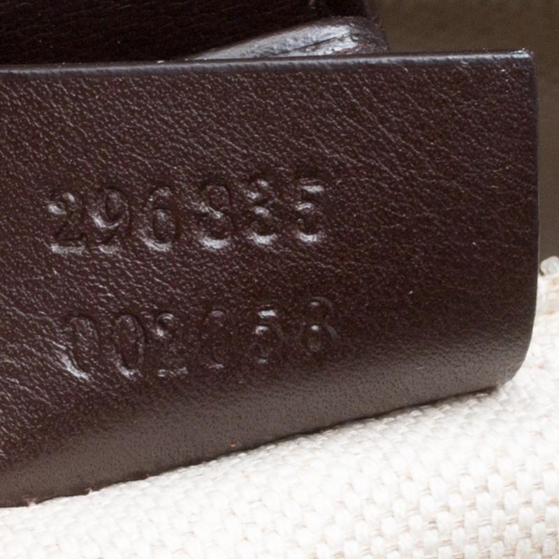 Gucci Dark Brown Guccissima Leather Sukey Tote In Good Condition In Dubai, Al Qouz 2