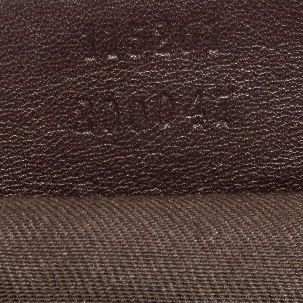 Gucci Dark Brown Guccissima Leather Zip Pouch 4