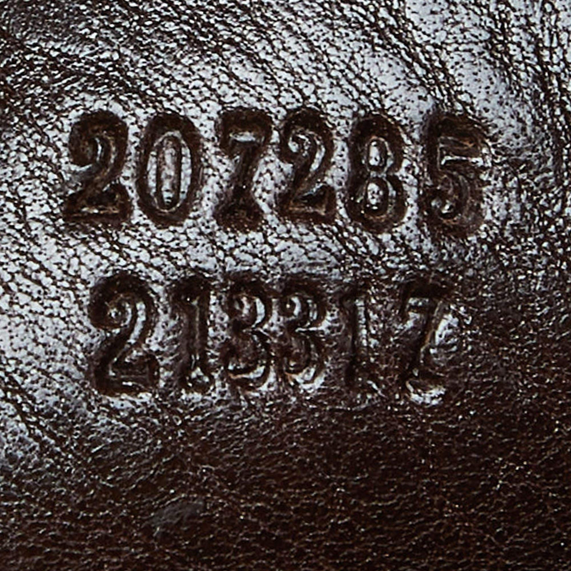 Gucci Dark Brown Leather Babouska Tote 3