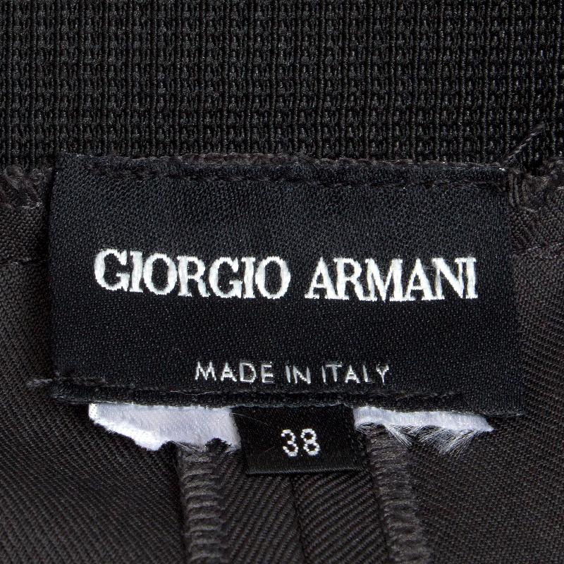 GUCCI Dunkelgraue BERMUDA-Shorts aus Wollmischung 38 XS im Zustand „Hervorragend“ im Angebot in Zürich, CH