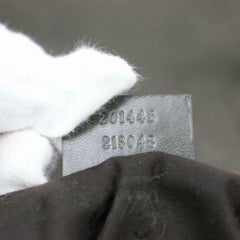 Gucci Dark Monogram Crystal Messenger 870445 Green Coated Canvas Cross Body Bag