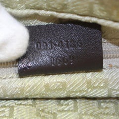 Gucci Dark Strap Hobo 869676 Brown Leather Messenger Bag