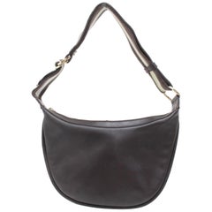 Gucci Dark Strap Hobo 869676 Brown Leather Messenger Bag