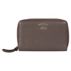 GUCCI portefeuille SWING ZIP-AROUND taupe foncé
