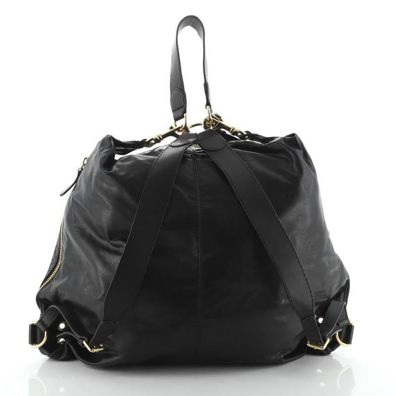 leather convertible backpack
