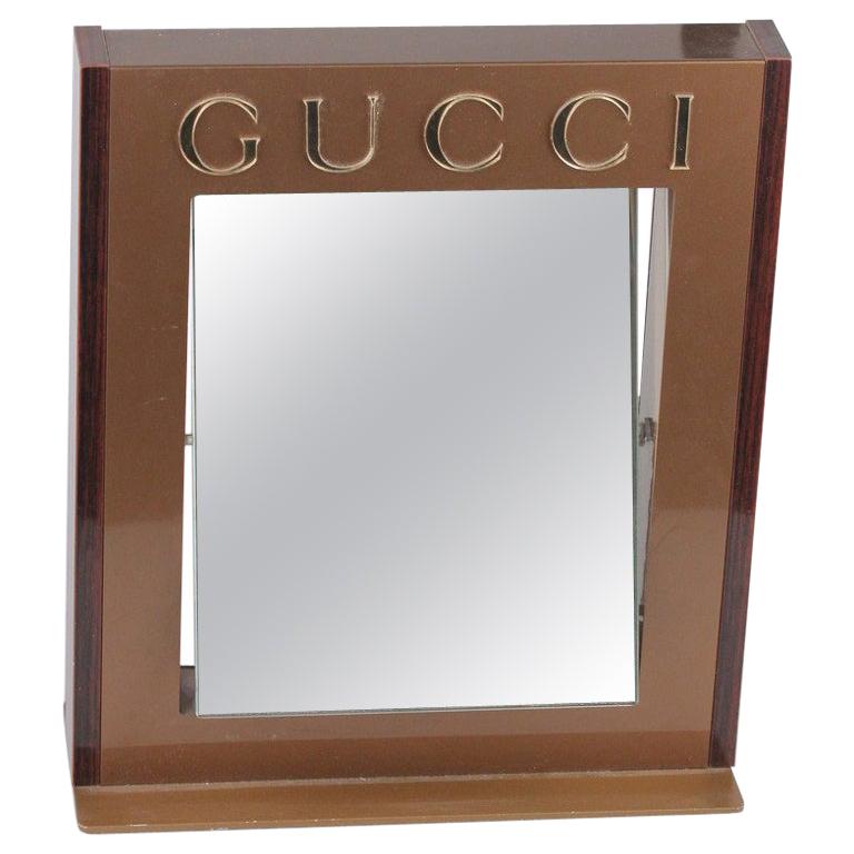 GUCCI Dealer Store Display Pivotable MIRROR Rare