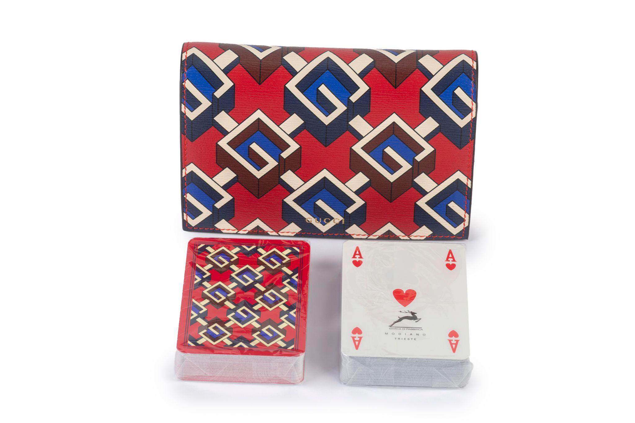 Gucci Demetra Geometric Double Card Set New in Box Unisexe en vente