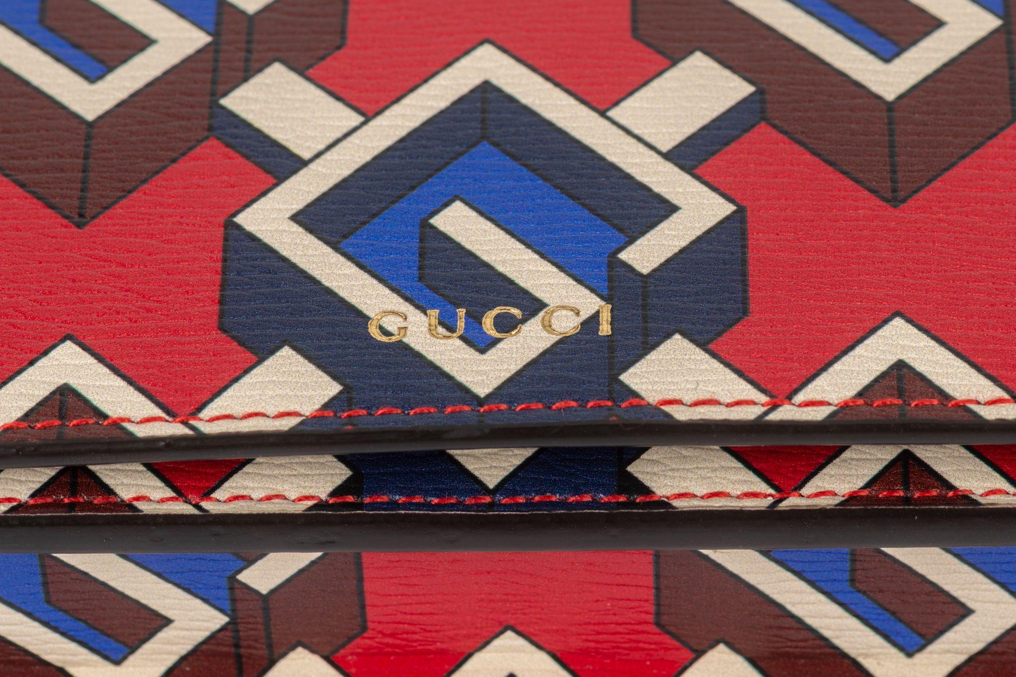 Gucci Demetra Geometric Double Card Set New in Box en vente 3
