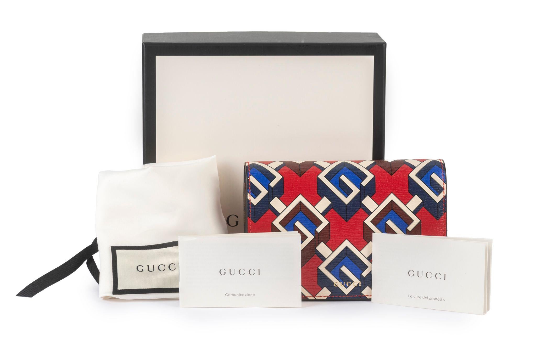 Gucci Demetra Geometric Double Card Set New in Box en vente 4