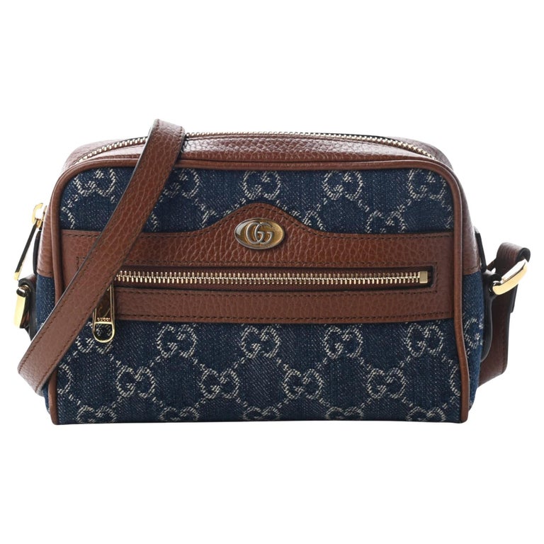 Gucci Denim Blue GG Monogram Mini Ophidia Handbag (517350) For Sale at 1stDibs | gucci denim bag, denim, gucci blue denim bag