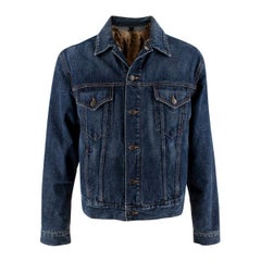 Gucci Denim Jacket with Detachable Fur Lining - Us size 40 