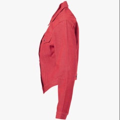 Gucci Denim Red Jacket