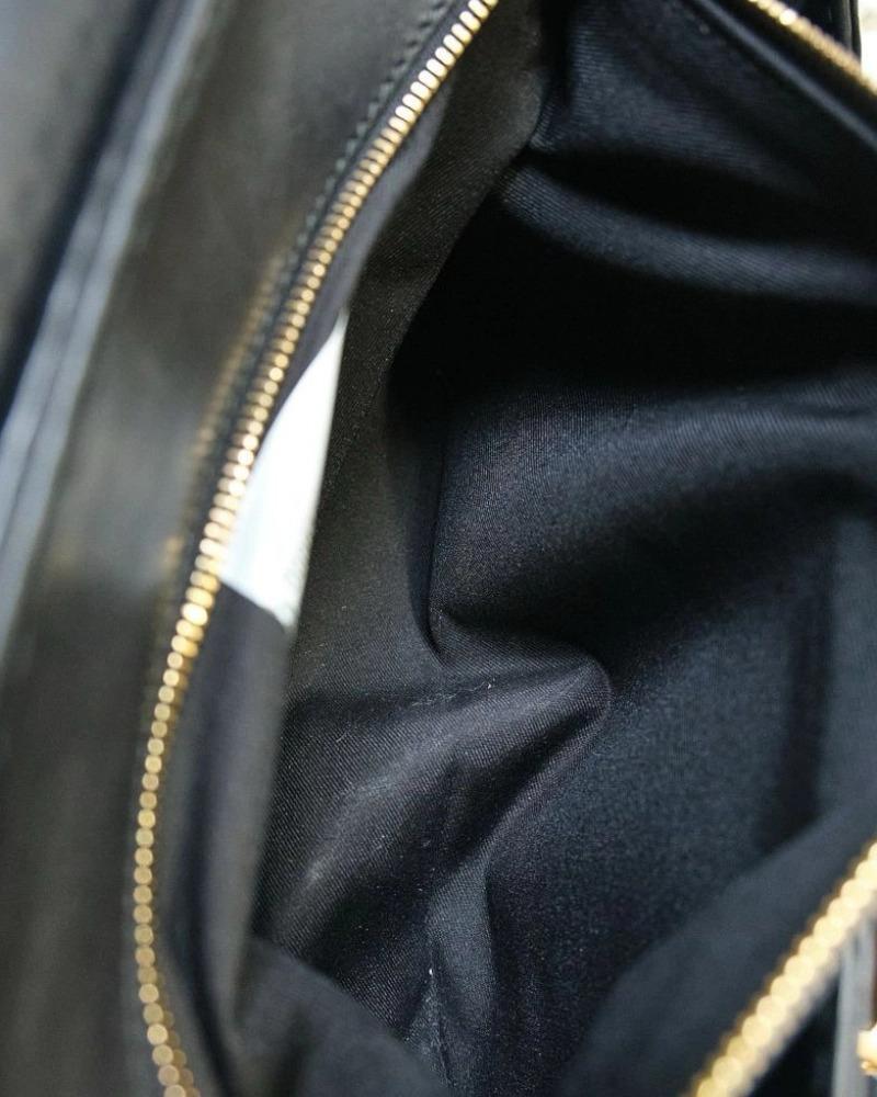 Gucci Dialux Queen Schwarzes Lackleder im Angebot 11