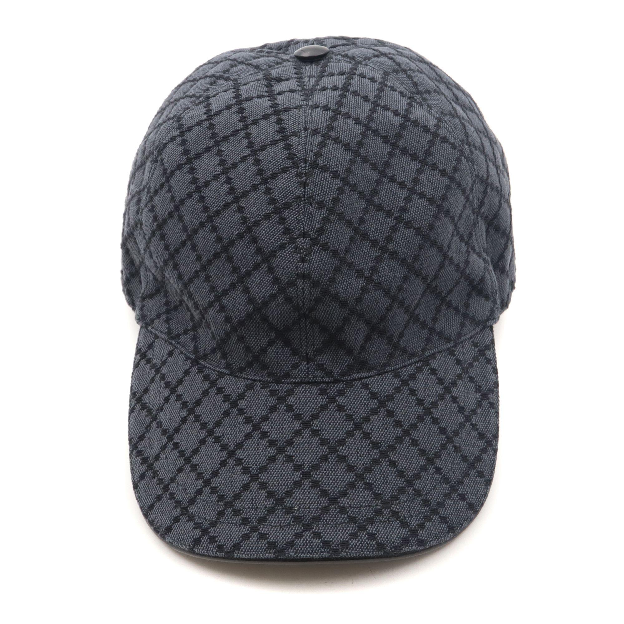 Gucci men's Diamante pattern baseball hat. New with tags.

Made of cotton and acrylic
Leather adjustable strap and accents
Side grommet venting
Hook and loop adjustable closure
Model; 200035
Size XL
Made in Italy