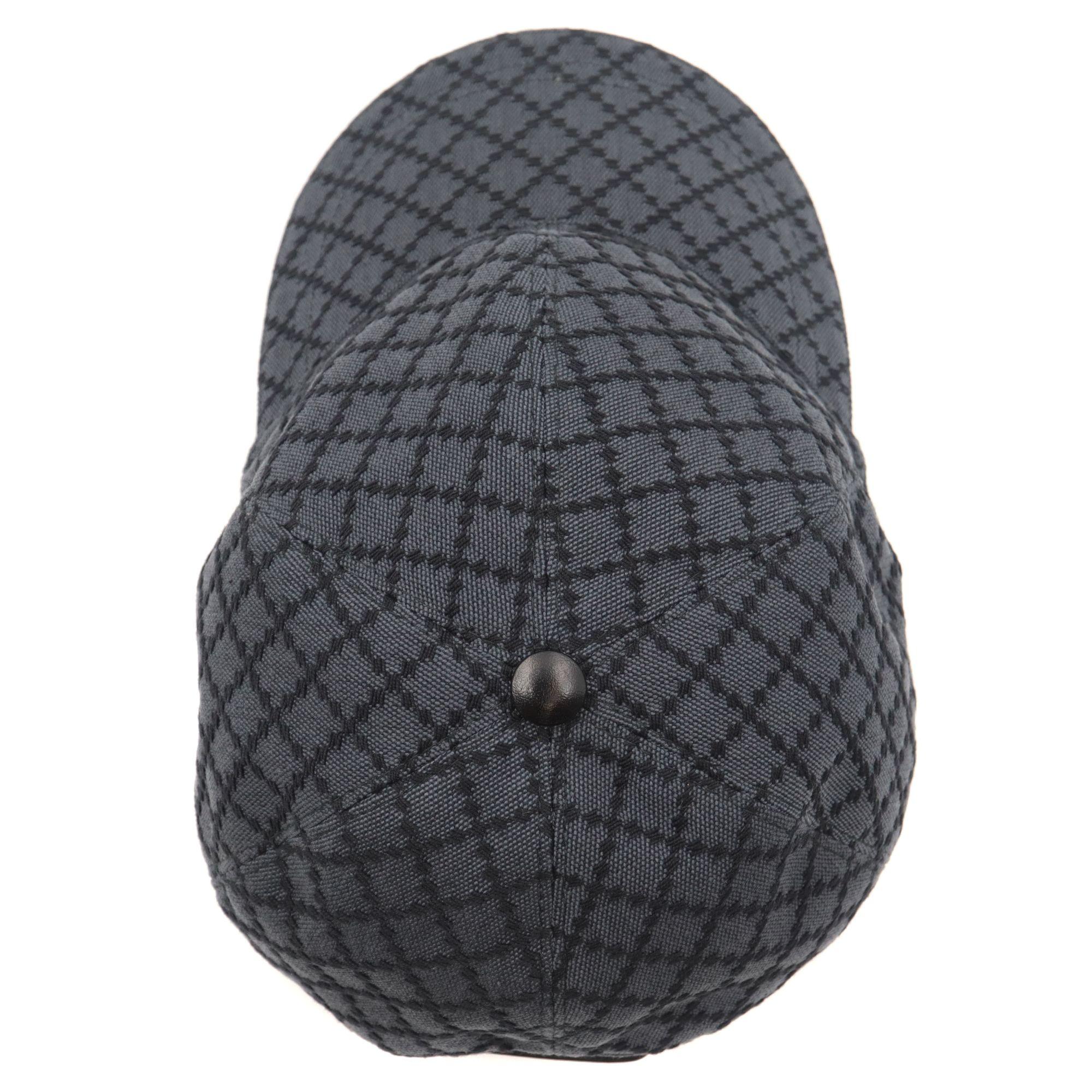 Gucci Diamante Grau / Schwarz Herren Baseballmütze XL im Zustand „Neu“ in New York, NY