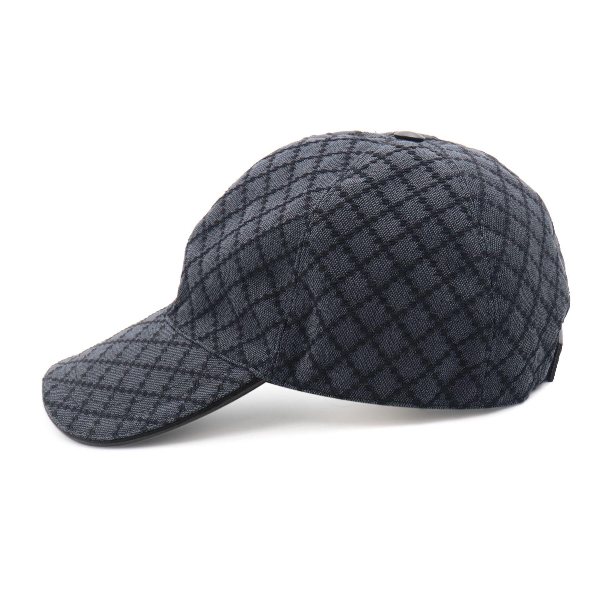 Gucci Diamante Grau / Schwarz Herren Baseballmütze XL 2