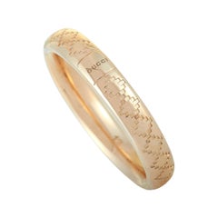 Gucci Diamantissima 18 Karat Rose Gold Thin Band Ring