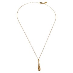 Gucci Diamantissima 18K Yellow Gold Pendant Necklace