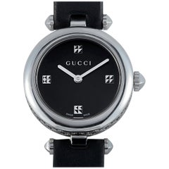 Gucci Diamantissima Black Dial Watch YA141506