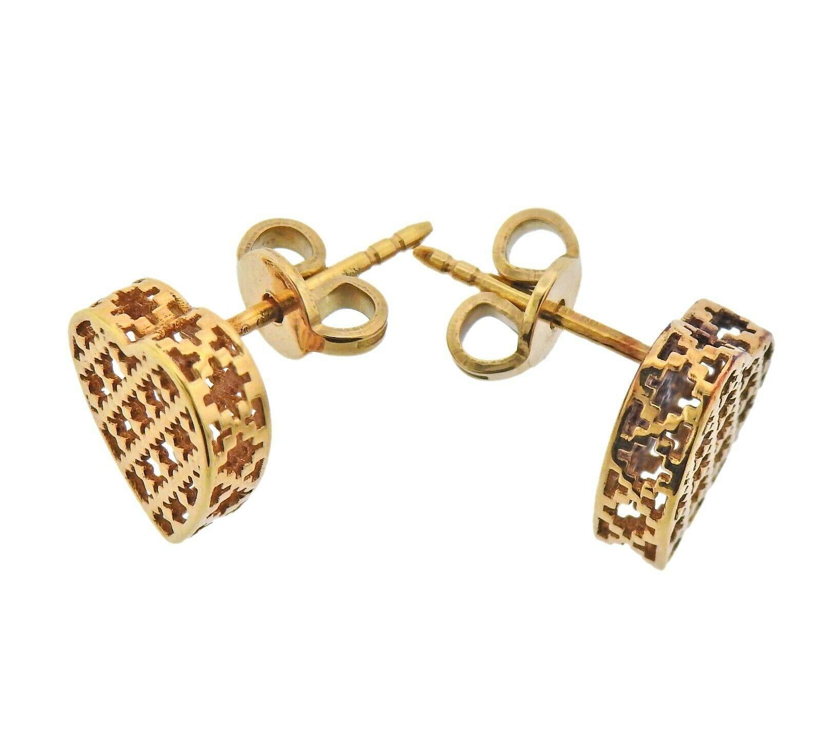 gucci gold heart earrings