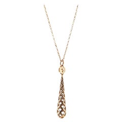 Gucci Diamantissima Pendant Necklace 18K Rose Gold