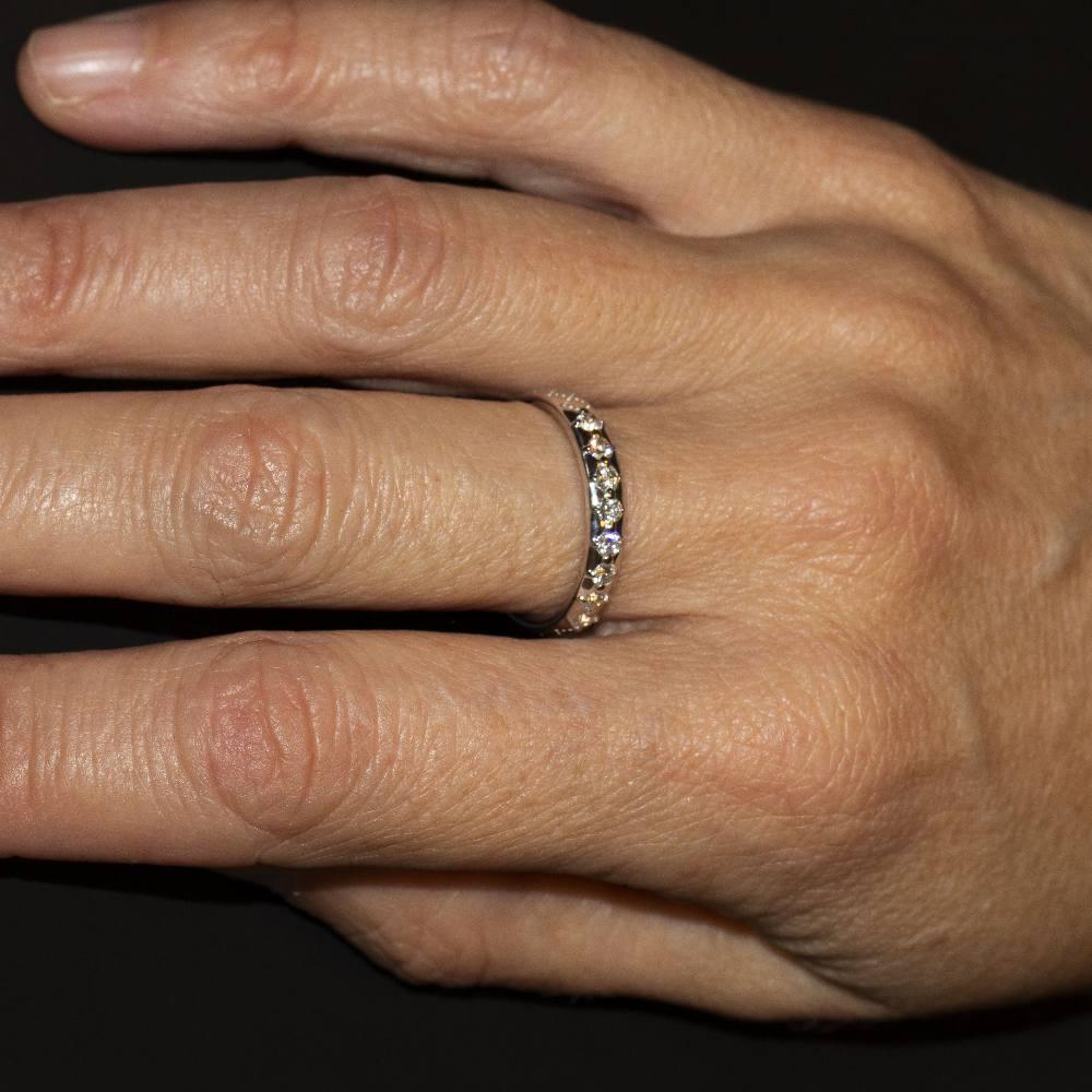 GUCCI Diamantissimo Ring in White Gold For Sale 1