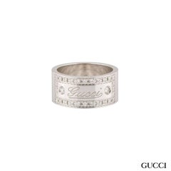 Gucci Diamond Band Ring