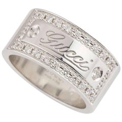 Gucci Diamond Band Ring