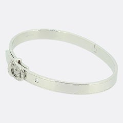 Gucci Diamond Buckle Bangle