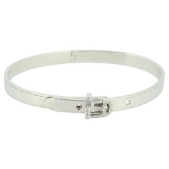 Pulsera con hebilla de diamantes Gucci