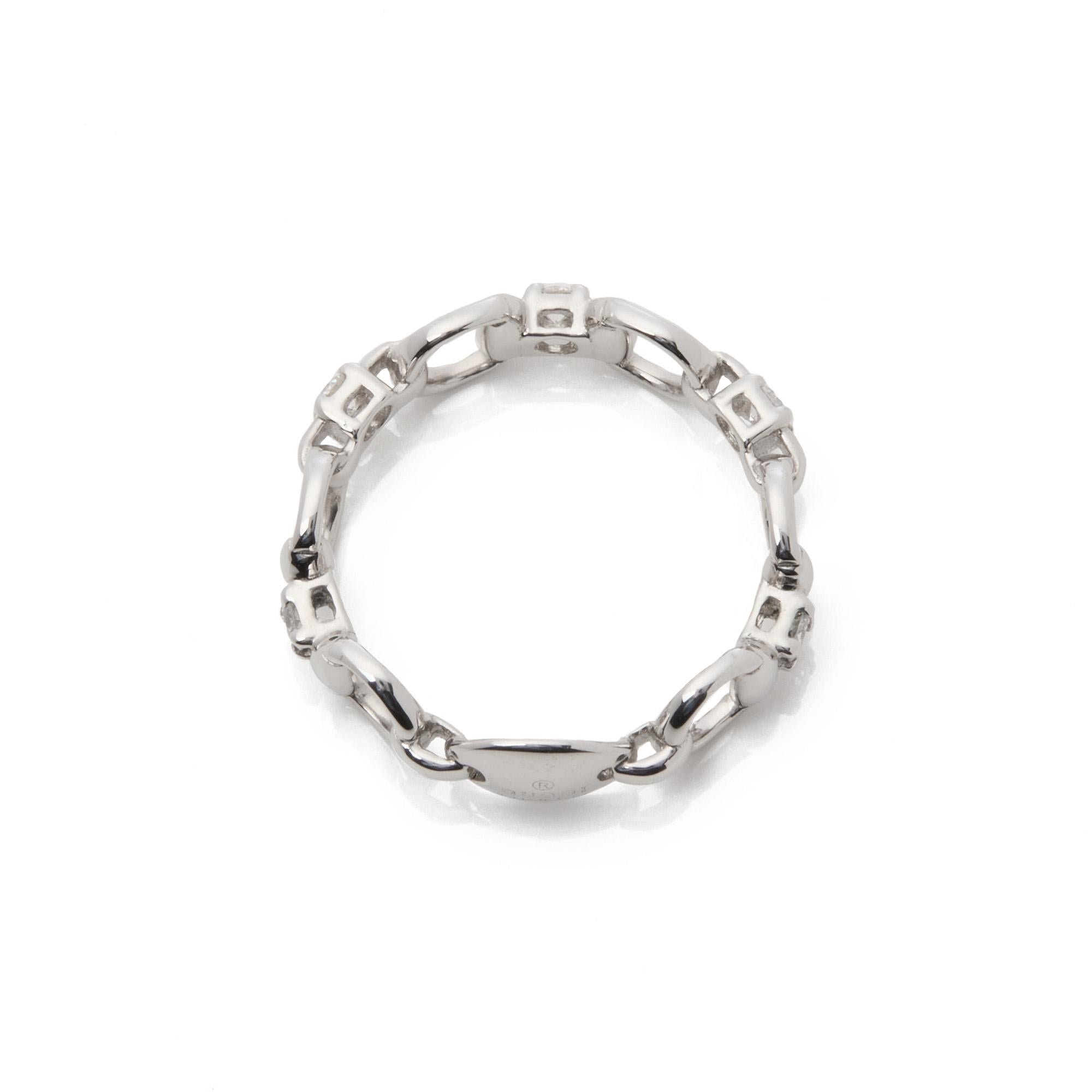 Gucci Diamond Accent 18ct White Gold Horsebit Ring

Brand Gucci
Model Horsebit Ring
Product Type Ring
Material(s) 18ct White Gold
Gemstone Diamond
UK Ring Size M 1/2
EU Ring Size 53
US Ring Size 6 1/2
Resizing Possible No
Gemstone Quantity